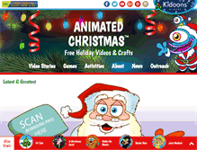 Tablet Screenshot of animatedchristmas.com
